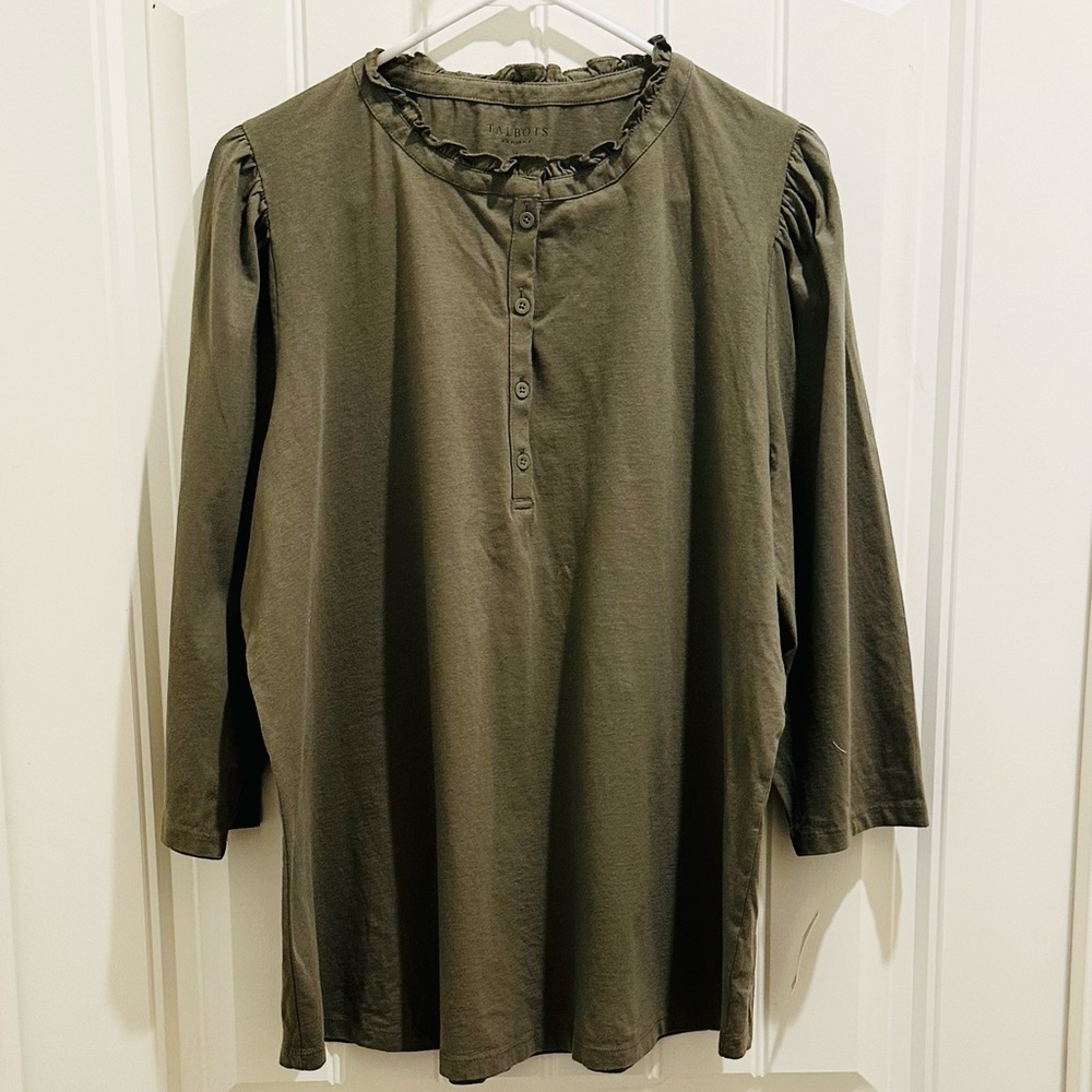 Talbots Knit Blouse 2X NWT